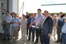 Visit of governor of Novosibirsk Oblast to Sibirskaya Niva