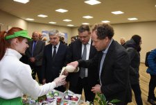 Opening of Shatsk dairy, Ryazan oblast