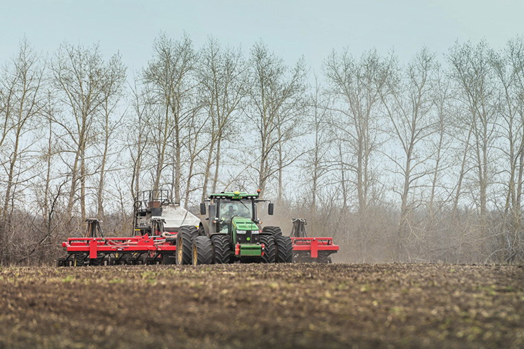 Spring crop sowing underway at EkoNiva farms