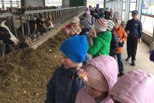 Экскурсия на животноводческий комплекс в д. Болдасовка, «Калужская Нива»