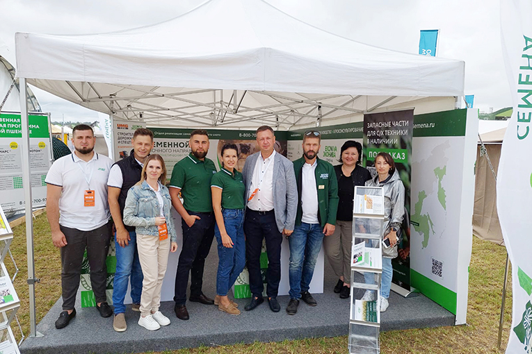 EkoNiva presents seeds of in-house breeding at Russian Field Day