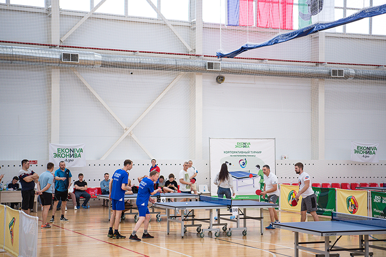 EkoNiva holds table tennis competitions 